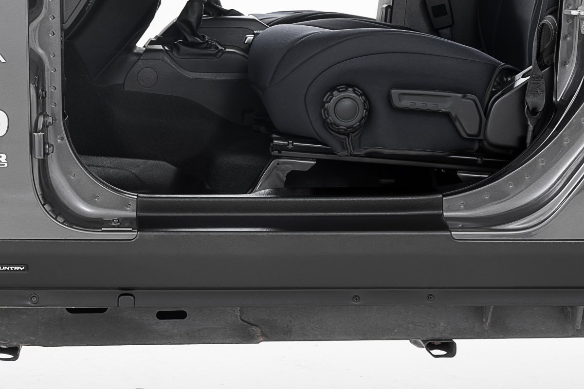 Jeep Wrangler Unlimited Rocker Sill Plates - Rough Country - '18-'25